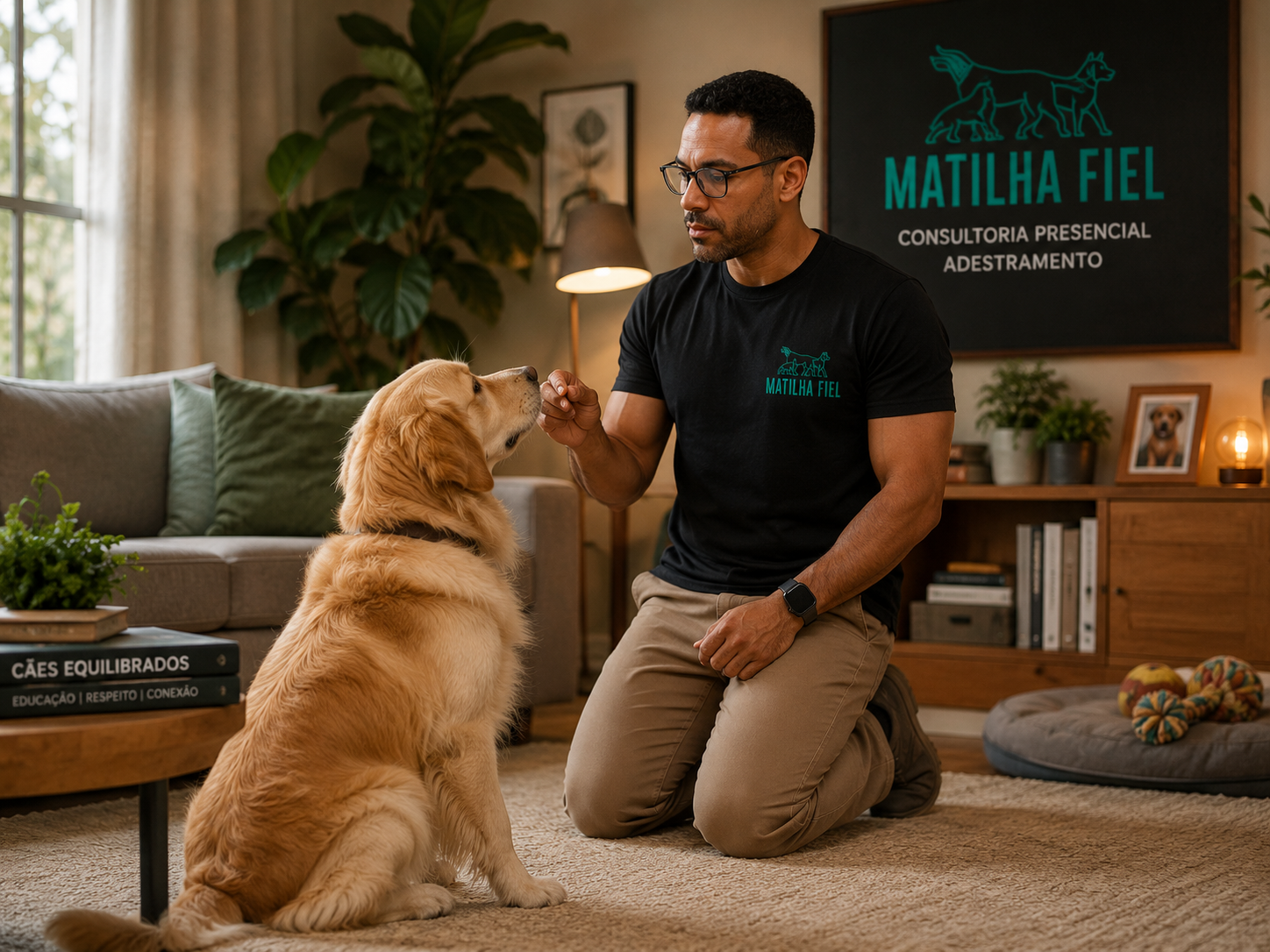Workshop presencial de adestramento canino