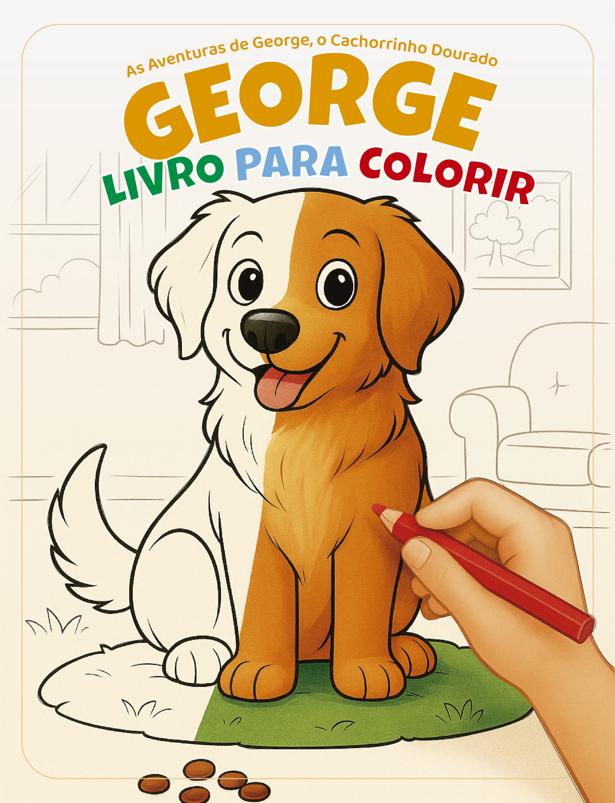 Capa George Livro para Colorir