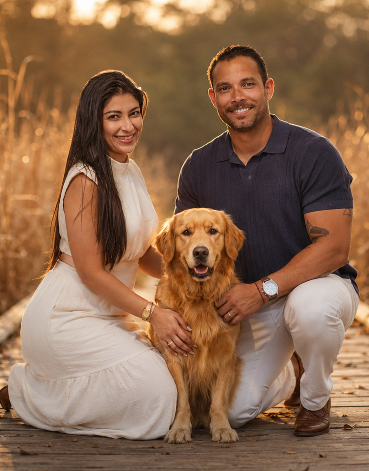 Jefferson e Mirceya Perlin, fundadores da Matilha Fiel Adestramento de Cães