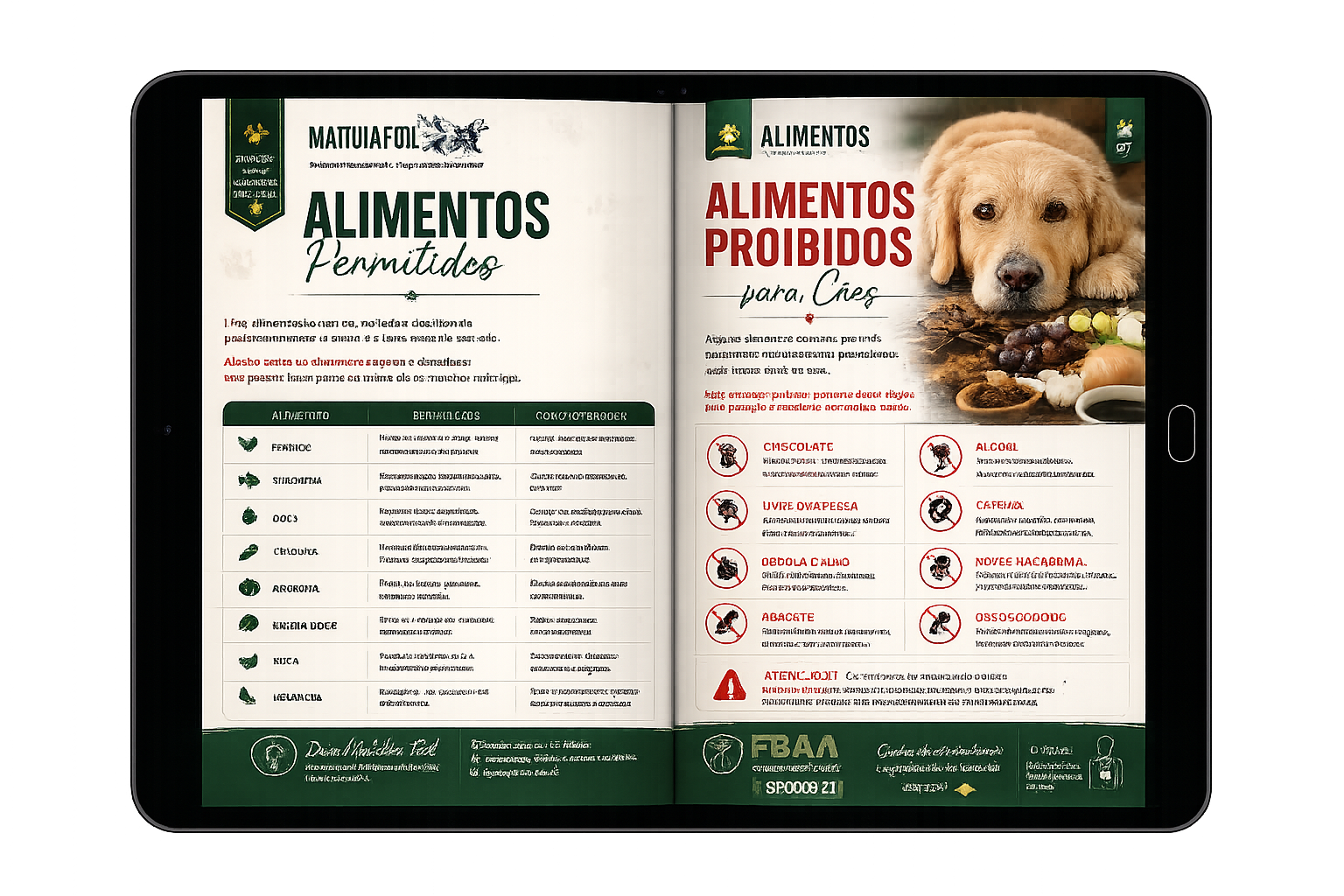 Mockup do ebook 30 Receitas Saudáveis para Cães