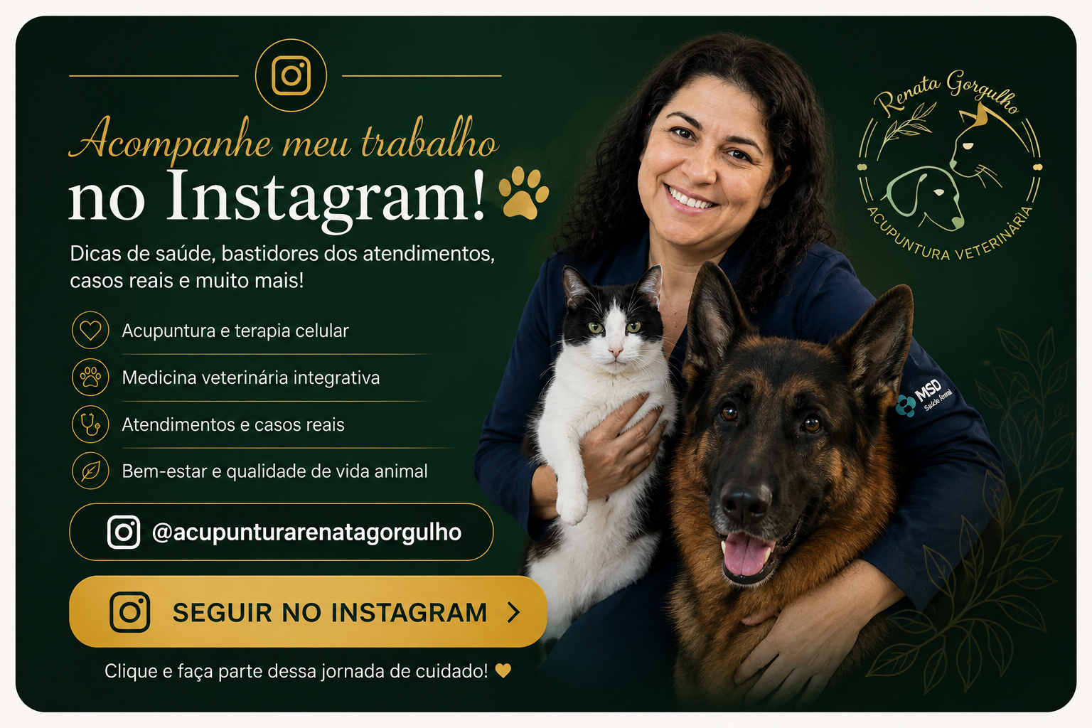 Card do Instagram da Dra. Renata Gorgulho