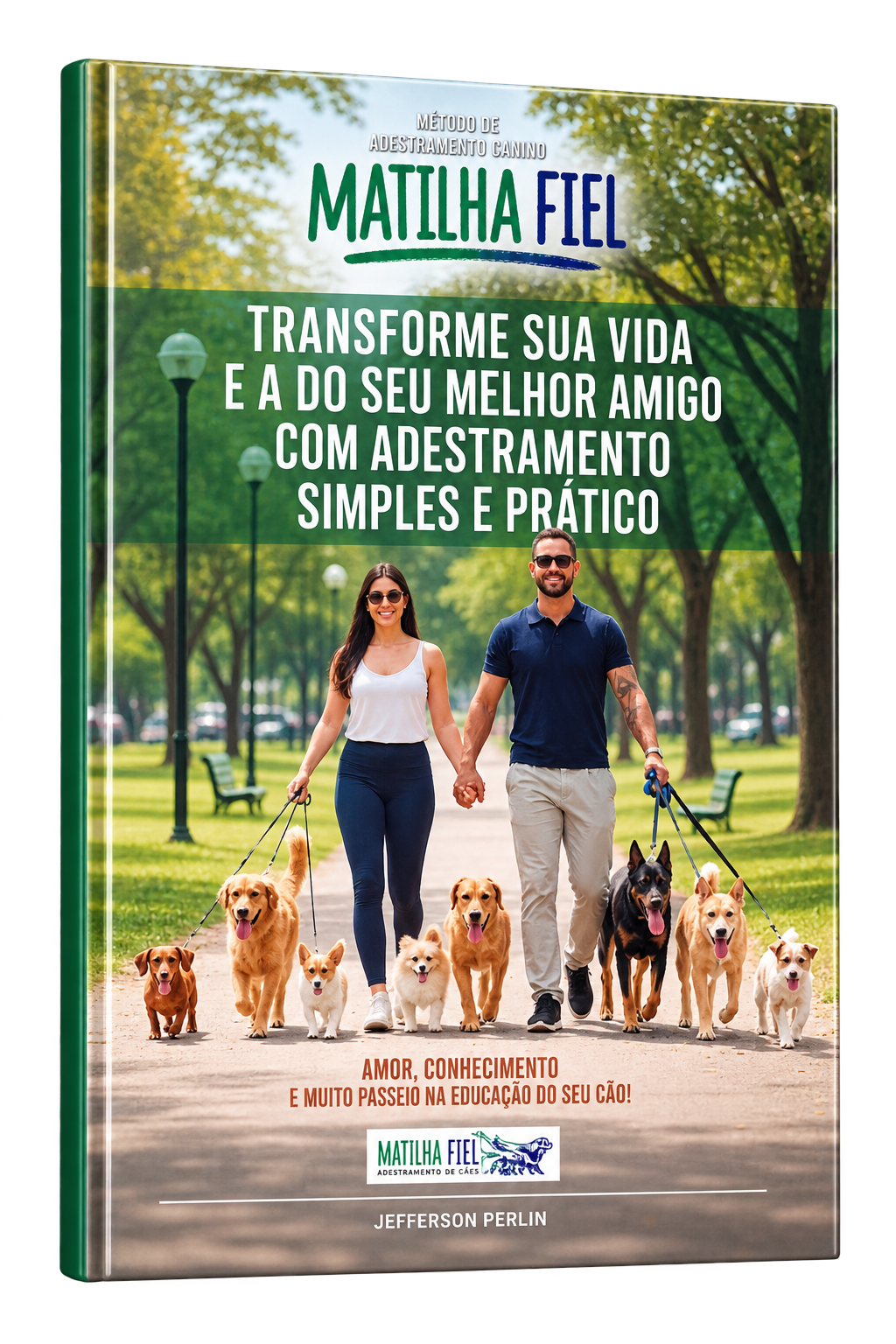 Livro Método de Adestramento Canino Matilha Fiel de Jefferson Perlin